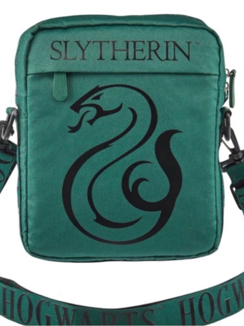 Universal Studios Harry Potter Slytherin Quidditch Keeper Crossbody Bag NWOT